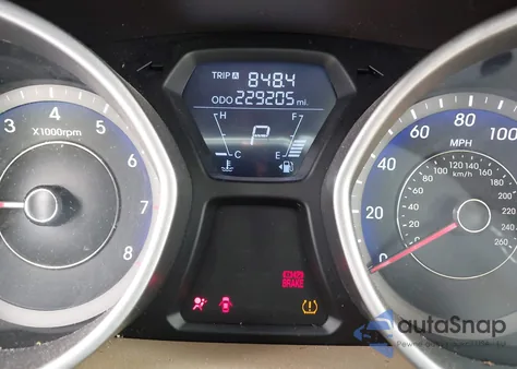 2012 Hyundai Elantra Limited (Ulsan Plant) z USA, uszkodzony, nr VIN KMHDH4AE0CU441017